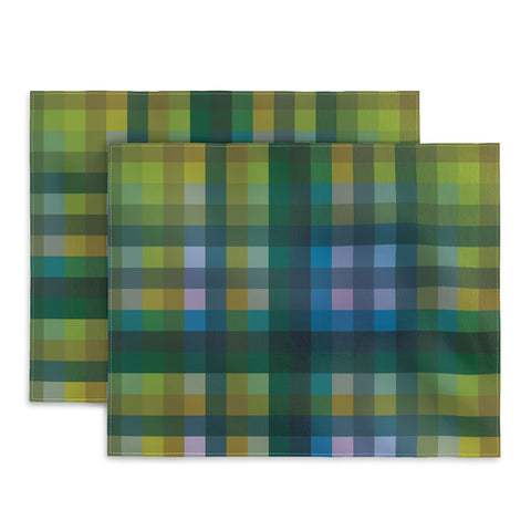 Camilla Foss Gingham Green Placemat