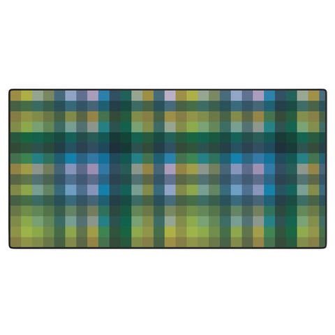Camilla Foss Gingham Green Desk Mat