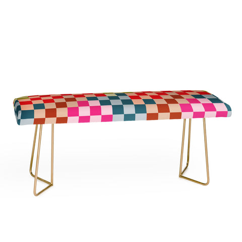 Camilla Foss Gingham Multicolors Bench