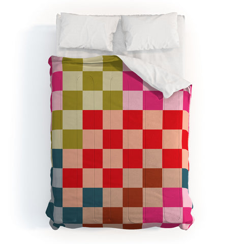 Camilla Foss Gingham Multicolors Comforter