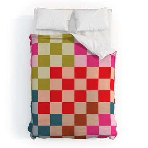 Camilla Foss Gingham Multicolors Duvet Cover