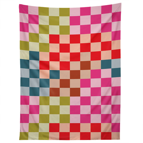 Camilla Foss Gingham Multicolors Tapestry