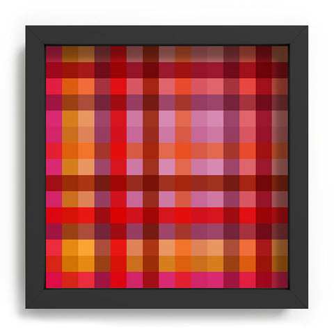 Camilla Foss Gingham Red Recessed Framing Square