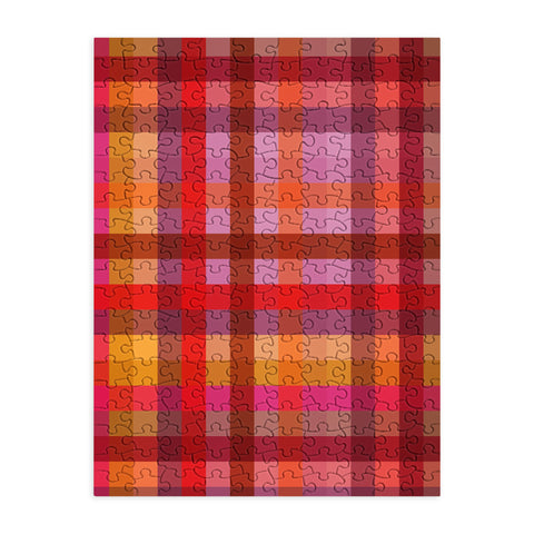 Camilla Foss Gingham Red Puzzle