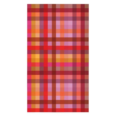 Camilla Foss Gingham Red Tablecloth