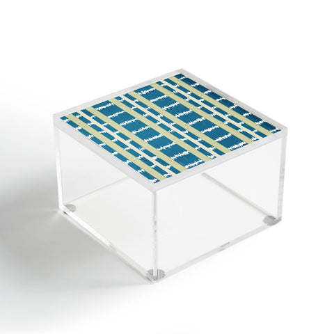Camilla Foss Ikat Stripes Acrylic Box