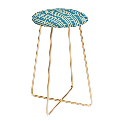 Camilla Foss Ikat Stripes Counter Stool