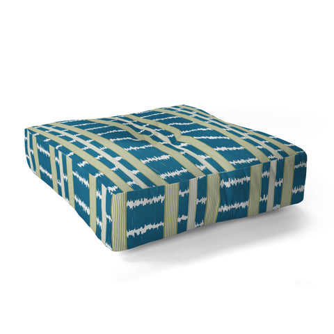 Camilla Foss Ikat Stripes Floor Pillow Square