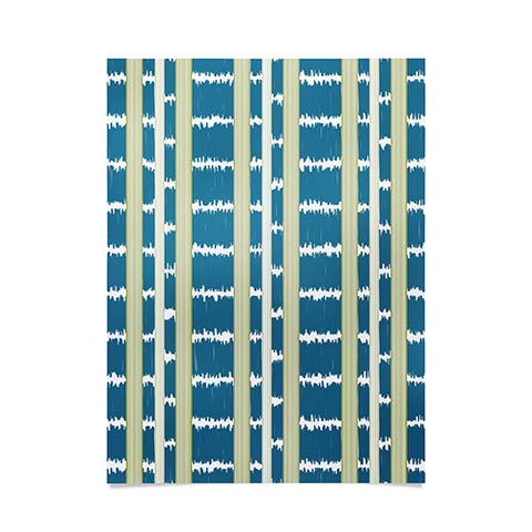 Camilla Foss Ikat Stripes Poster