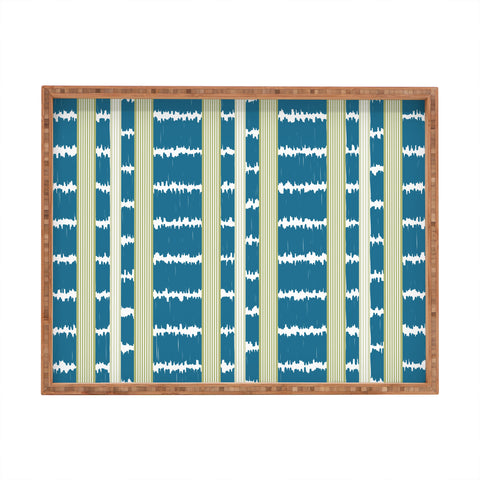 Camilla Foss Ikat Stripes Rectangular Tray