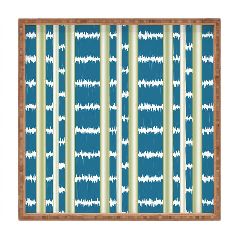 Camilla Foss Ikat Stripes Square Tray