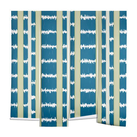 Camilla Foss Ikat Stripes Wall Mural