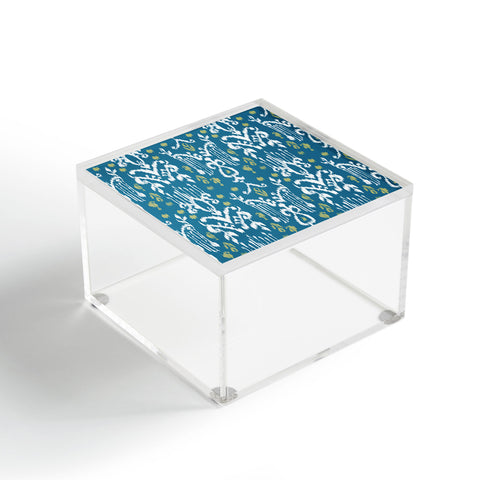 Camilla Foss Inspired by ikat Acrylic Box