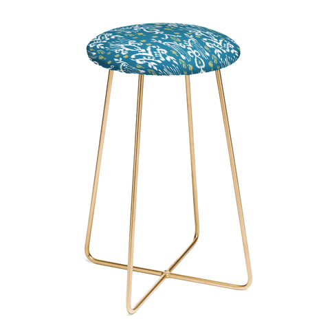 Camilla Foss Inspired by ikat Counter Stool