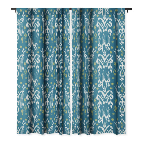 Camilla Foss Inspired by ikat Blackout Window Curtain