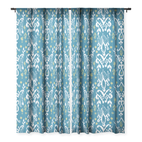 Camilla Foss Inspired by ikat Sheer Window Curtain