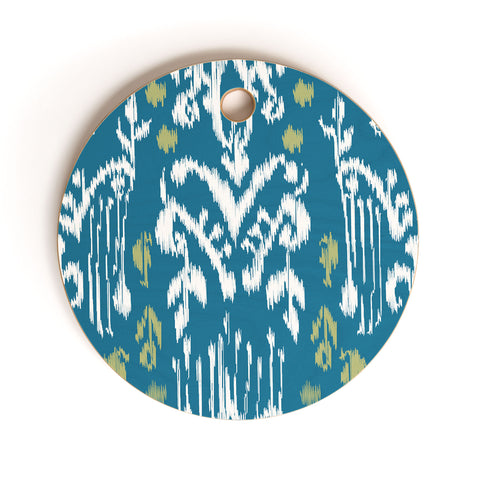 Camilla Foss Inspired by ikat Cutting Board Round