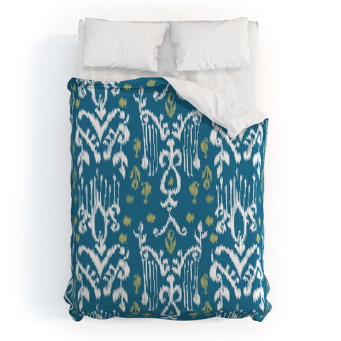Camilla Foss Inspired by ikat Duvet Cover