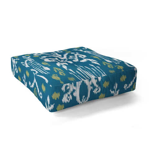 Camilla Foss Inspired by ikat Floor Pillow Square