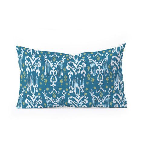 Camilla Foss Inspired by ikat Oblong Throw Pillow