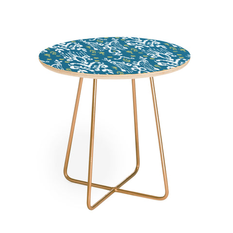 Camilla Foss Inspired by ikat Round Side Table