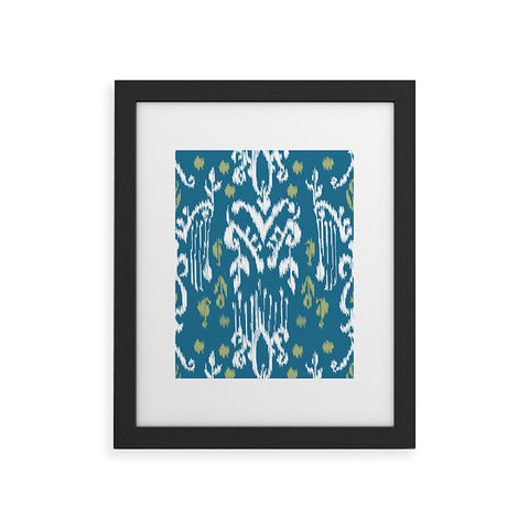 Camilla Foss Inspired by ikat Framed Art Print