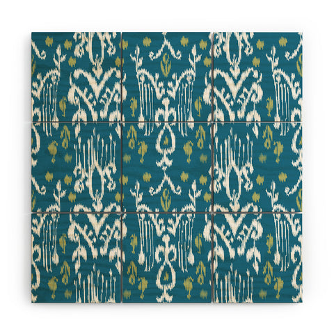 Camilla Foss Inspired by ikat Wood Wall Mural