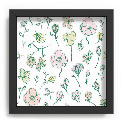 Camilla Foss Magnolias Recessed Framing Square