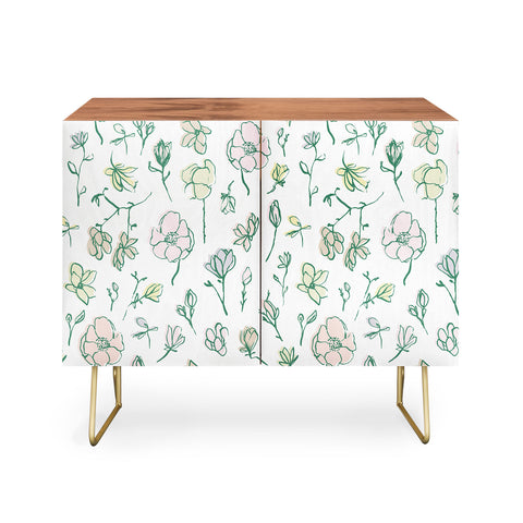 Camilla Foss Magnolias Credenza