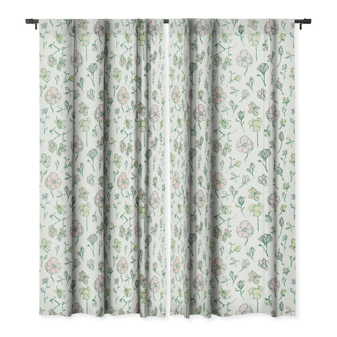 Camilla Foss Magnolias Blackout Window Curtain