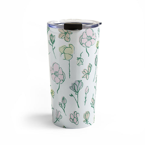 Camilla Foss Magnolias Travel Mug