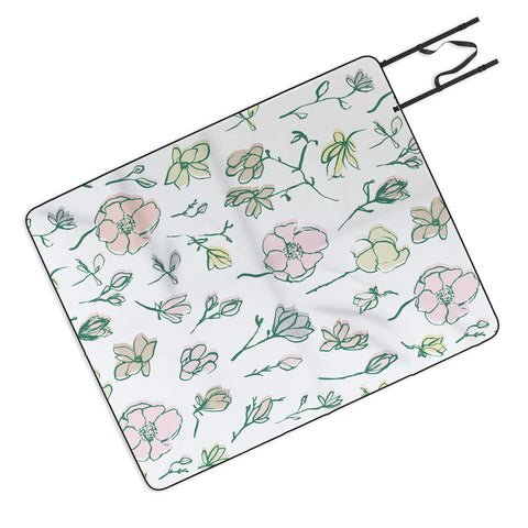 Camilla Foss Magnolias Picnic Blanket