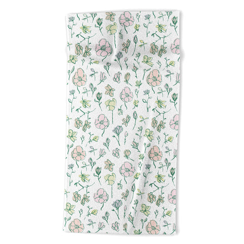 Camilla Foss Magnolias Beach Towel
