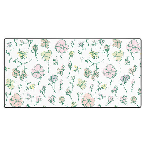 Camilla Foss Magnolias Desk Mat