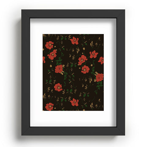 Camilla Foss Midnight Flourish Recessed Framing Rectangle