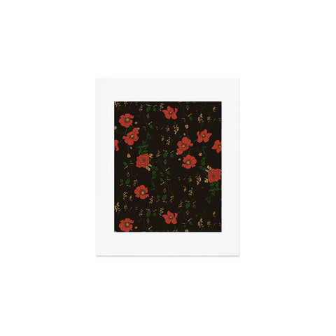 Camilla Foss Midnight Flourish Art Print