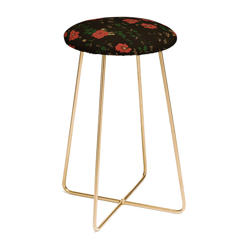 Camilla Foss Midnight Flourish Counter Stool