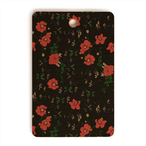 Camilla Foss Midnight Flourish Cutting Board Rectangle