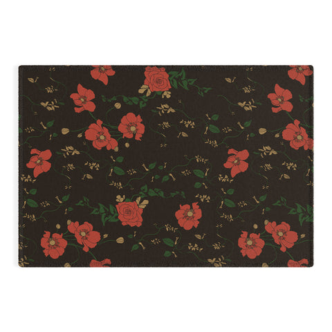 Camilla Foss Midnight Flourish Outdoor Rug
