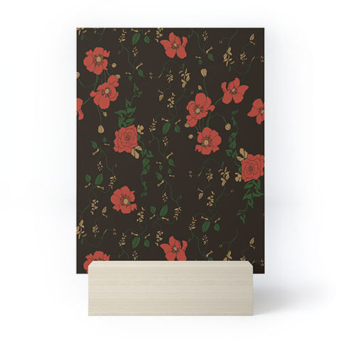 Camilla Foss Midnight Flourish Mini Art Print