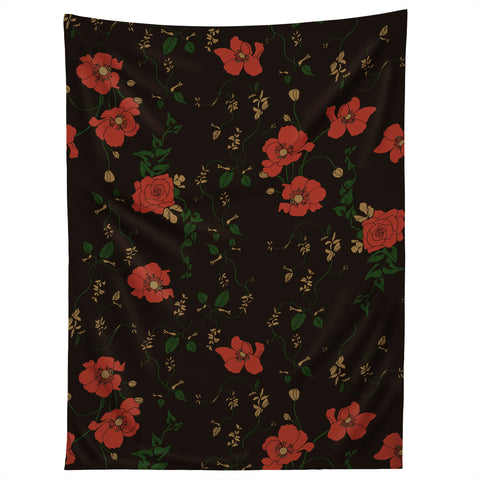 Camilla Foss Midnight Flourish Tapestry