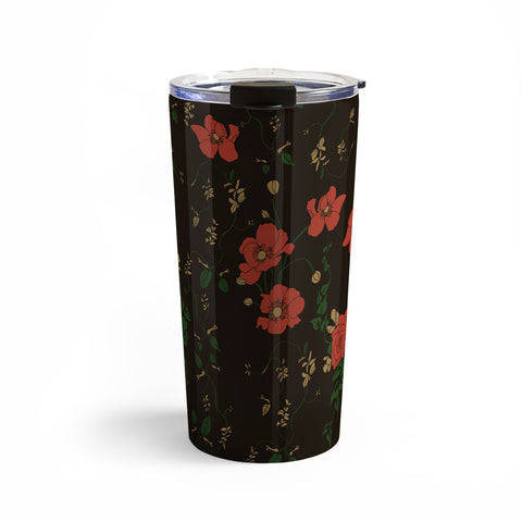 Camilla Foss Midnight Flourish Travel Mug