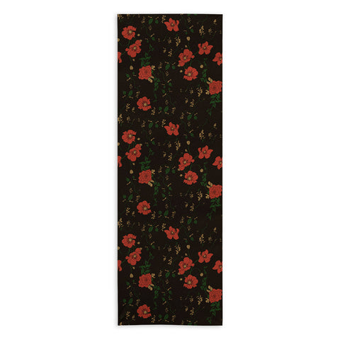 Camilla Foss Midnight Flourish Yoga Towel