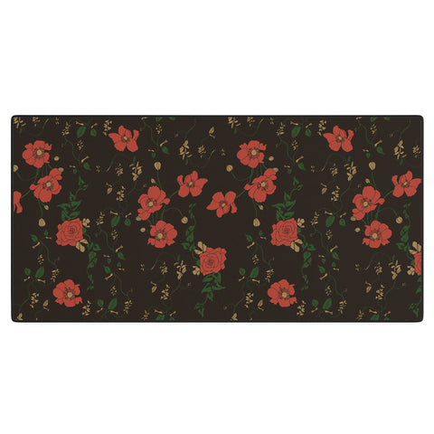Camilla Foss Midnight Flourish Desk Mat