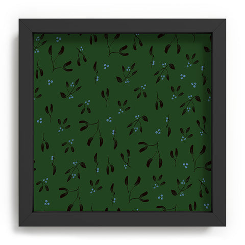 Camilla Foss Midnight Mistletoe Recessed Framing Square