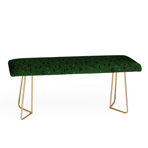 Camilla Foss Midnight Mistletoe Bench