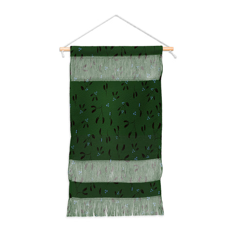 Camilla Foss Midnight Mistletoe Wall Hanging Portrait