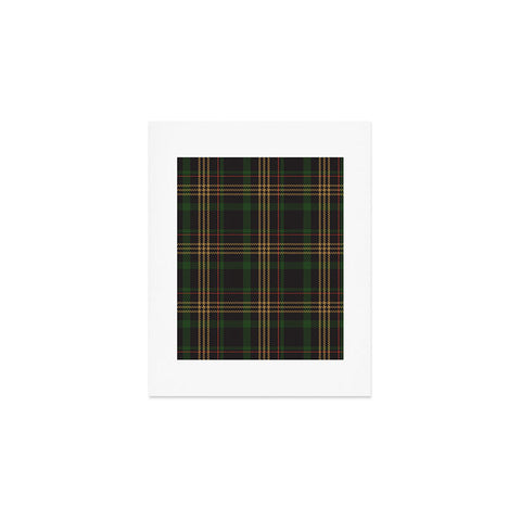 Camilla Foss Midnight Plaid Art Print