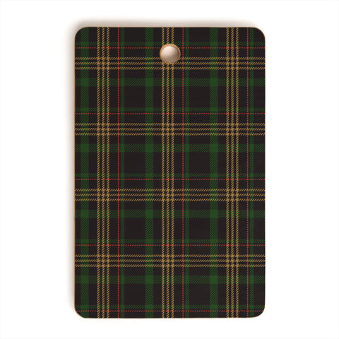 Camilla Foss Midnight Plaid Cutting Board Rectangle
