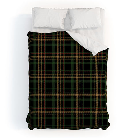 Camilla Foss Midnight Plaid Duvet Cover